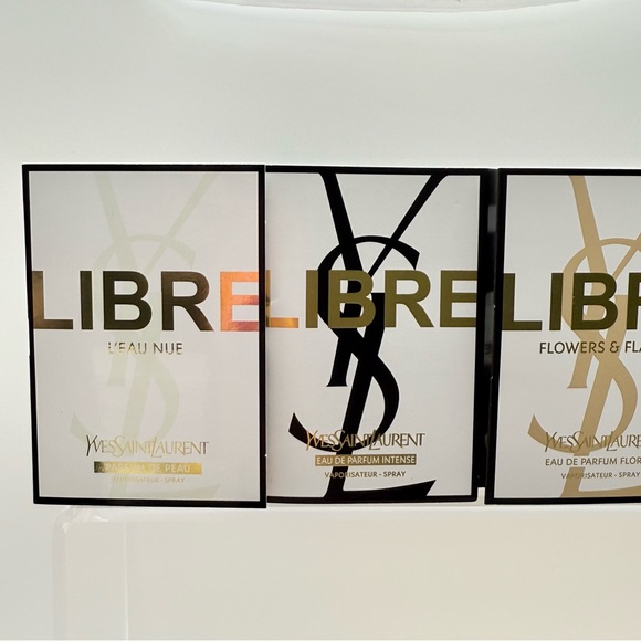 YSL Libre Gift Set x8 pc Yves Saint Laurent Lipstick Lotion EDP Mini Beauty Bag - Picture 6 of 9